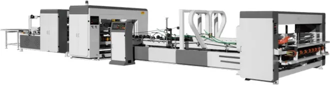 Automatic Folding Gluing & Stitching Machine